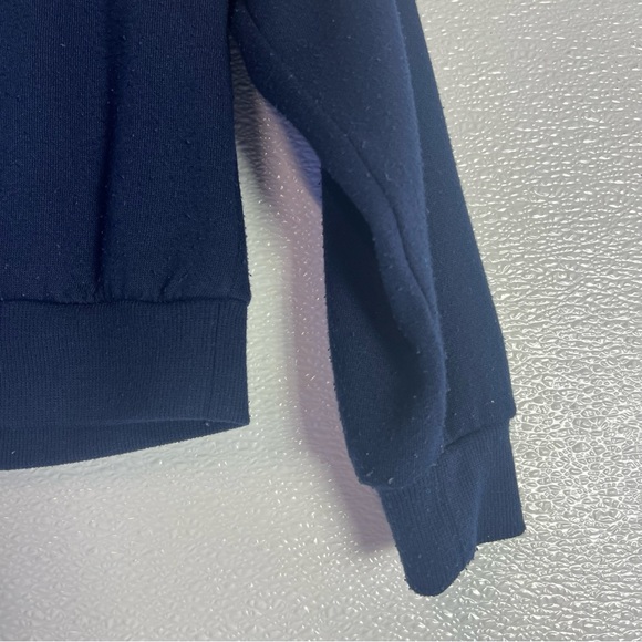 Disney Frozen II Elsa navy blue silver sequin snowflake sweatshirt  Size XS (4/5 - Picture 13 of 17